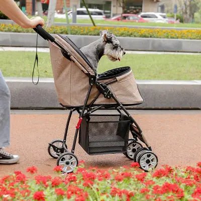 Poussette pour Chien - PetStroller™ - Beige - Le chien voyageur - Poussette pour Chien - PetStroller™ - Beige