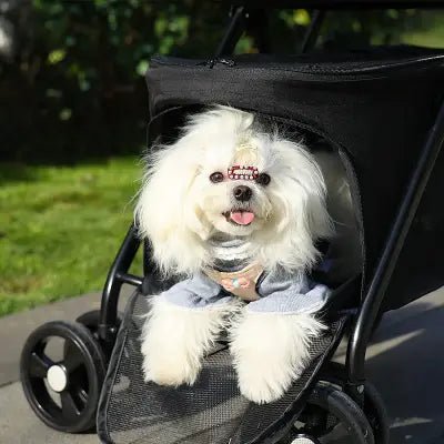 Poussette pour Chien - PetStroller™ - Noir - Le chien voyageur - Poussette pour Chien - PetStroller™ - Noir