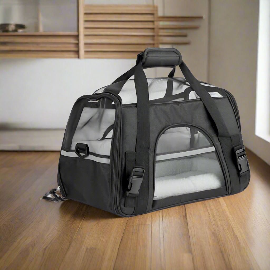 Sac de Transport pour Chien - DogCarrierBag™ - Noir - Le chien voyageur - Sac de Transport pour Chien - DogCarrierBag™ - Noir