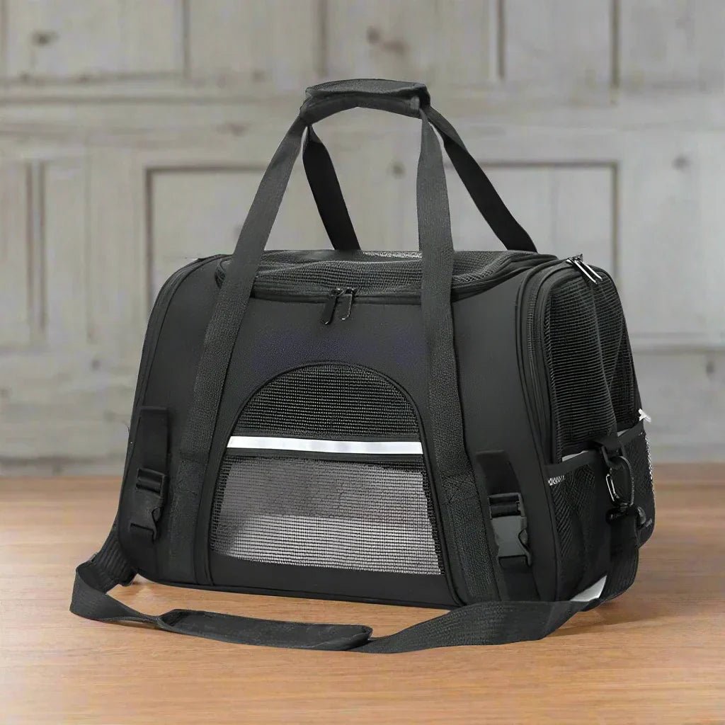 Sac de Transport pour Chien - DogCarrierBag™ - Noir - Le chien voyageur - Sac de Transport pour Chien - DogCarrierBag™ - Noir