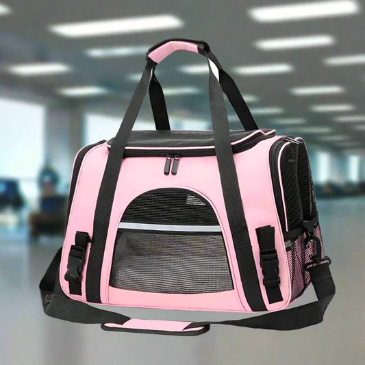 Sac de Transport pour Chien - DogCarrierBag™ - Rose - Le chien voyageur - Sac de Transport pour Chien - DogCarrierBag™ - Rose