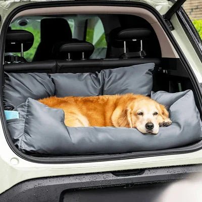 Siege Auto pour Chien - CarrierTravelDog™ - Gris - Le chien voyageur - Siege Auto pour Chien - CarrierTravelDog™ - Gris