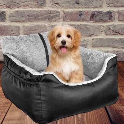 Siege Auto pour Chien - PetCarSeat™ - Noir - Le chien voyageur - Siege Auto pour Chien - PetCarSeat™ - Noir